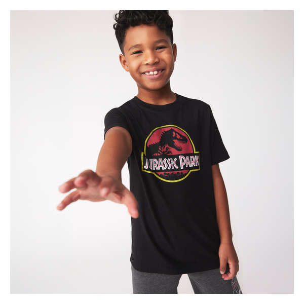 Kid Boys' Jurassic Park T-Shirt - Black