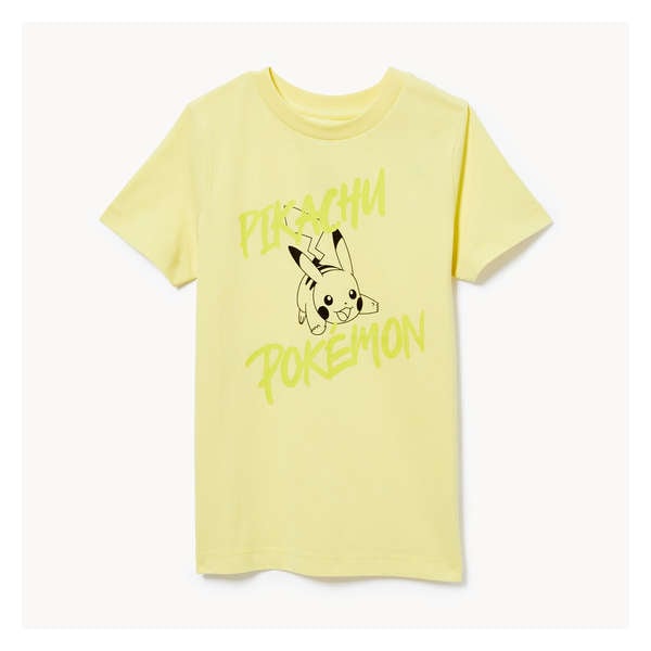 Kid Boys' Pokémon Pikachu T-Shirt - Light Yellow