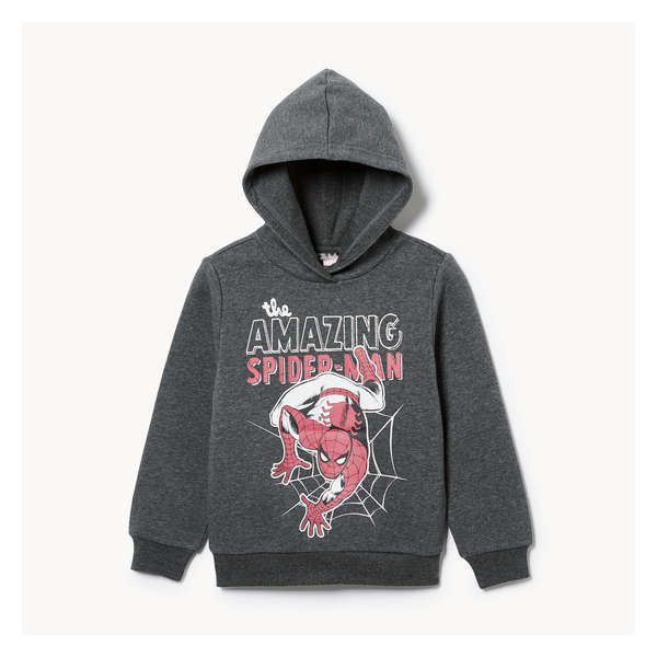 Kid Boys' Marvel Spider-Man Hoodie - Charcoal Melange