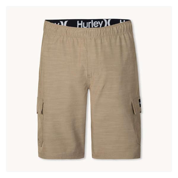 Kid Boys' Hurley Hybrid Short - Light Khaki Brown