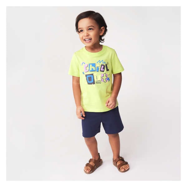 T-shirt imprimé pour petits garçons - Vert lime PÂLE