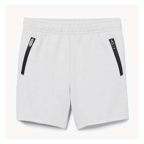Toddler Boys' Active Zipper Pocket Short - Light Grey Mix