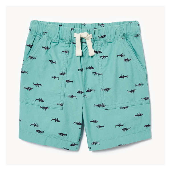 Toddler Boys' Printed Short - Turquoise