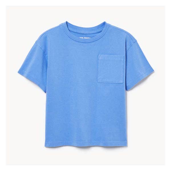 Toddler Boys' Drop Shoulder T-Shirt - Bright Blue