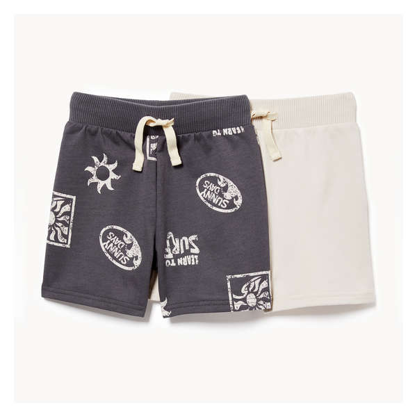 Toddler Boys' 2-Pack Short - Charcoal