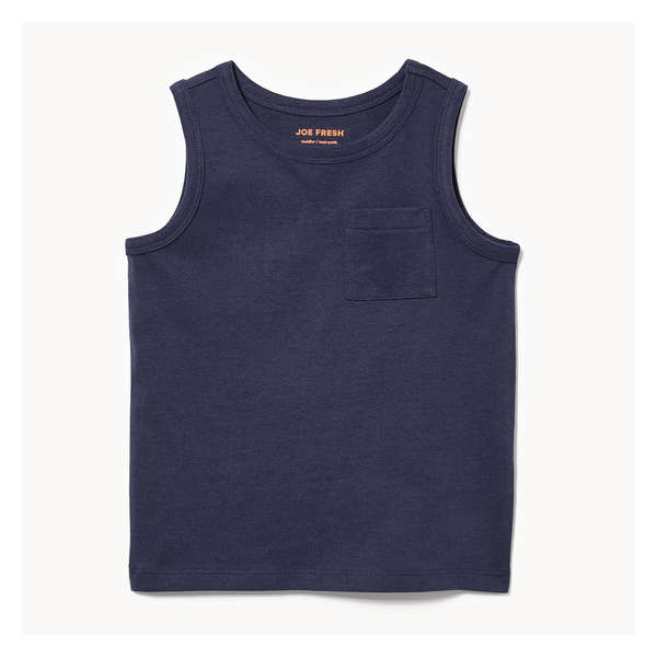 Toddler Boys' Jersey Tank - Dark Navy