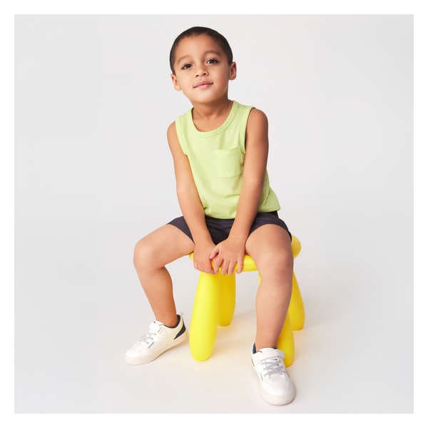 Toddler Boys' Jersey Tank - Lime Green