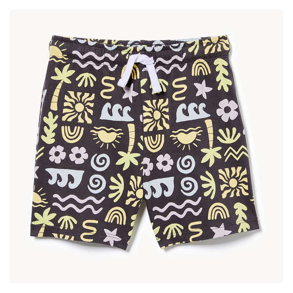 Short imprimé pour petits garçons - Anthracite