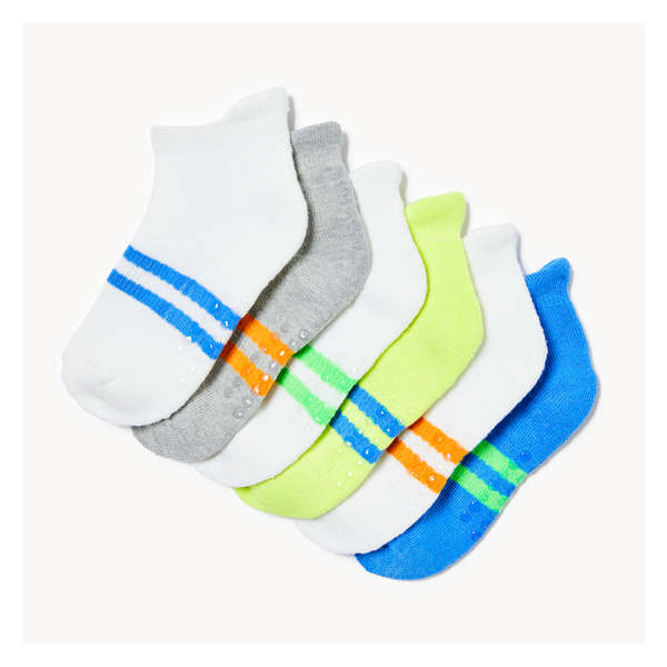 Toddler Boys' 6-Pack Low-Cut Socks - Blue