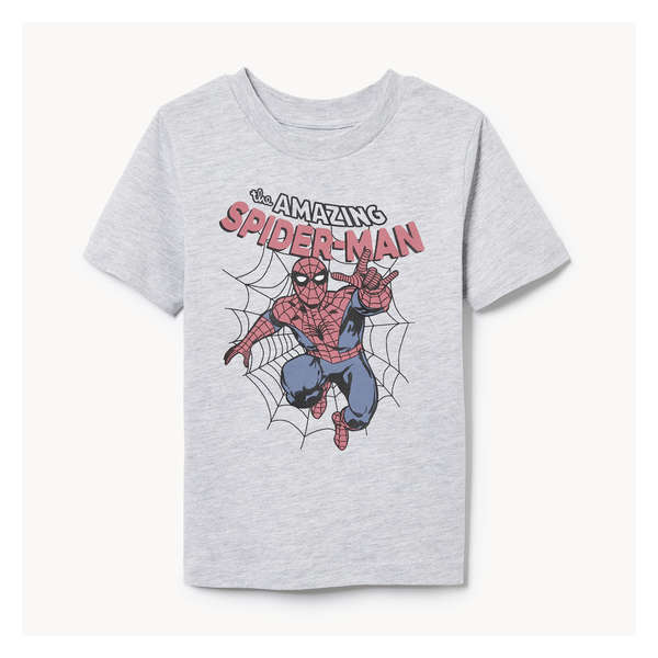 Toddler Boys' Marvel Spider-Man T-Shirt - Grey Mix