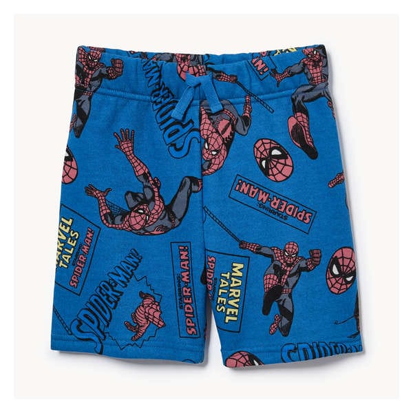 Toddler Boys’ Marvel Spider-Man Fleece Short - Dark Blue