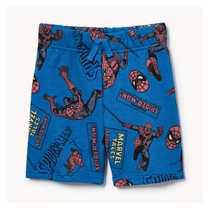 Toddler Boys’ Marvel Spider-Man Fleece Short - Dark Blue