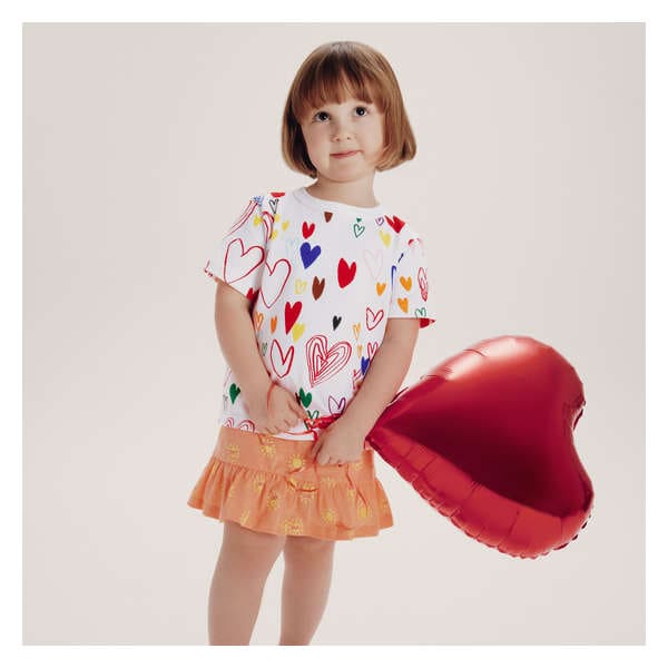 Toddler BLH Pride T-Shirt - Bright White