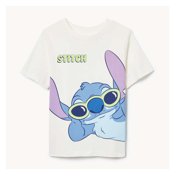 Toddler Boys' Disney Stitch T-Shirt - Off White
