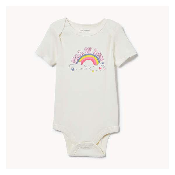 Baby Girls' Graphic Bodysuit - Off White