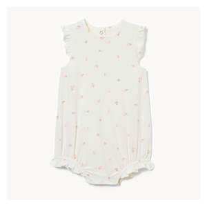 Baby Girls' Ruffle Romper - Off White