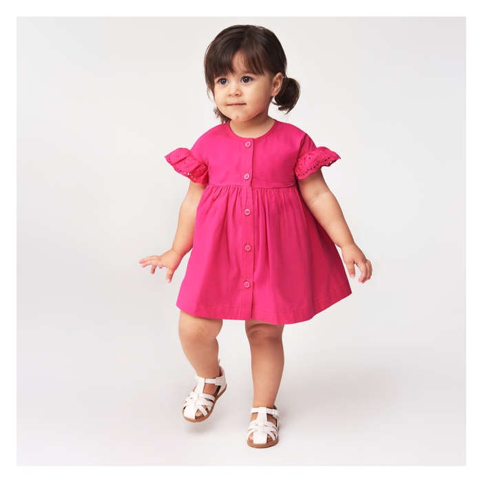 Bébés Filles Robe à volants en broderie anglaise