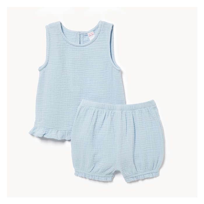 Baby Girls' 2-Piece Gauze Set