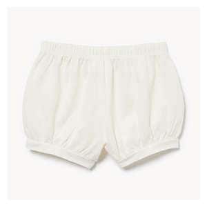 Baby Girls' Bubble Short - Off White