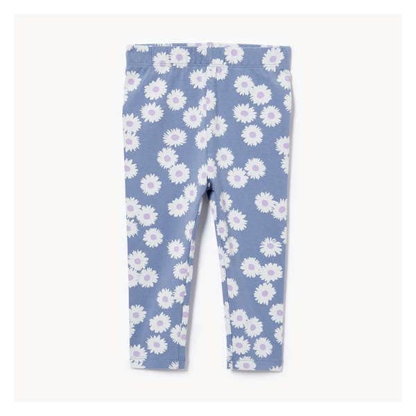 Baby Girls' Printed Legging - Dusty Blue