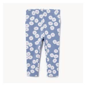 Baby Girls' Printed Legging - Dusty Blue