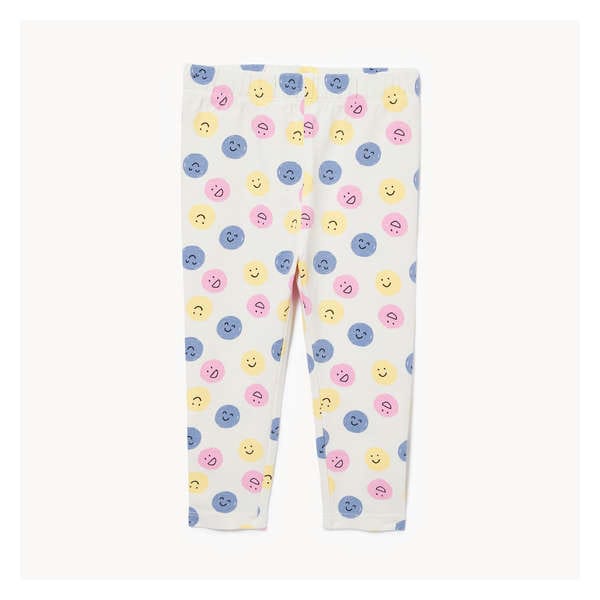 Baby Girls' Printed Legging - Off White