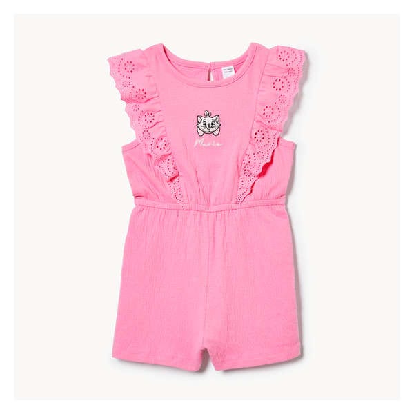 Baby Girls' Disney The Aristocats Marie Romper - Pink