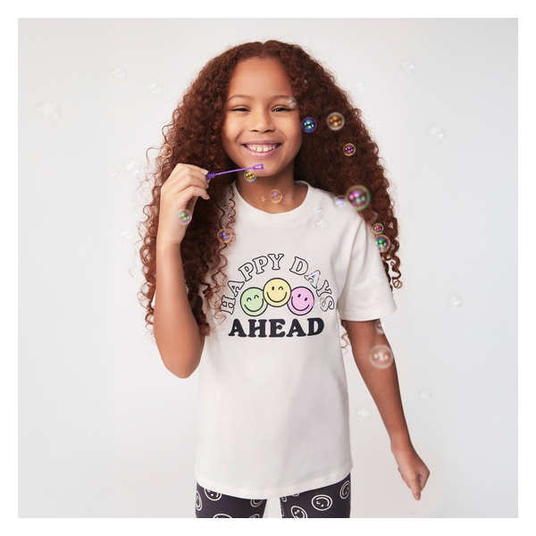 Kid Girls' Graphic T-Shirt - Off White
