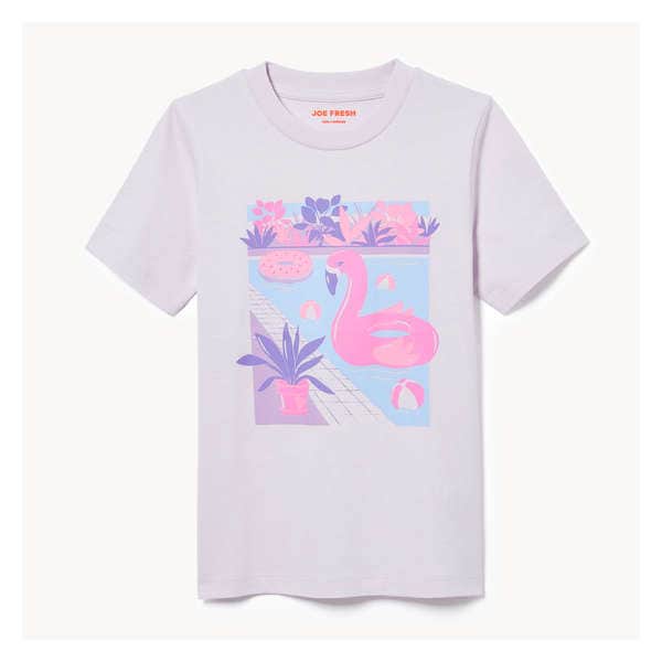 Kid Graphic T-Shirt - Dusty Lavender