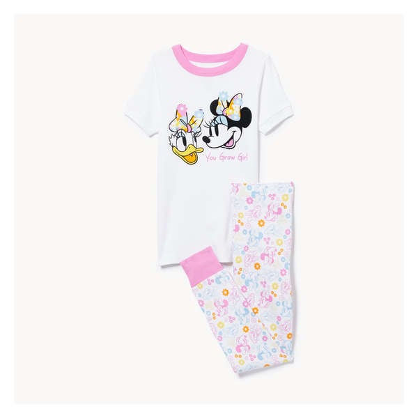 Kids' Disney Minnie Mouse & Daisy Duck Sleep Set - Bright White