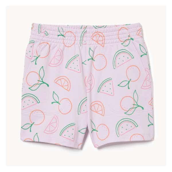 Kid Girls' Terry Short - Dusty Lavender