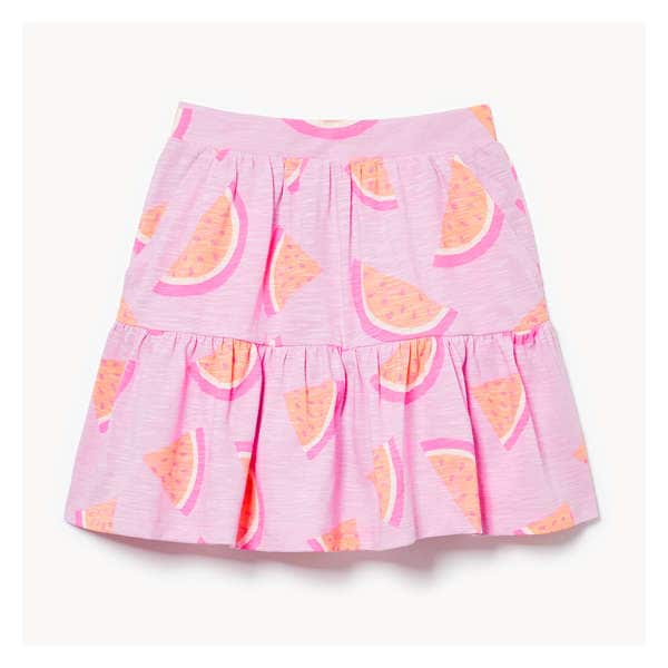 Kid Girls' Tiered Skort - Light Mauve