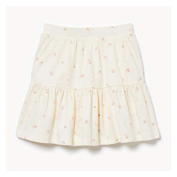 Kid Girls' Tiered Skort - Off White