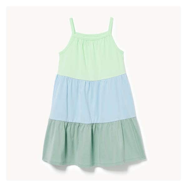 Robe à volants pour filles - Vert pâle