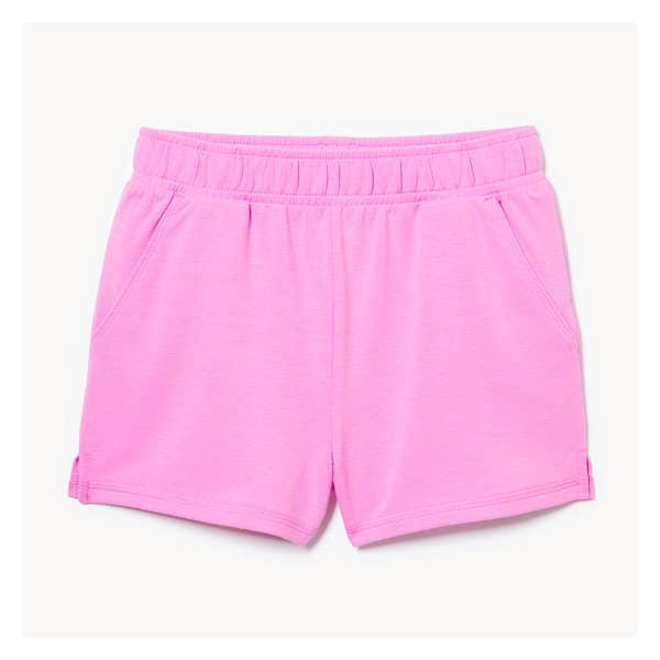 Kid Girls' Active Terry Short - Fuchsia