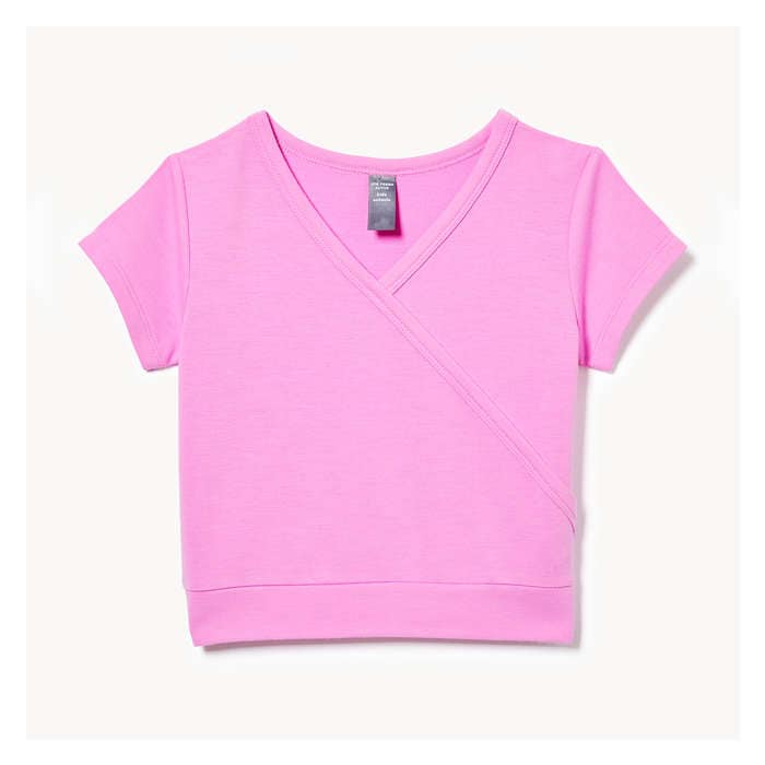 Kid Girls' Active Wrap T-Shirt