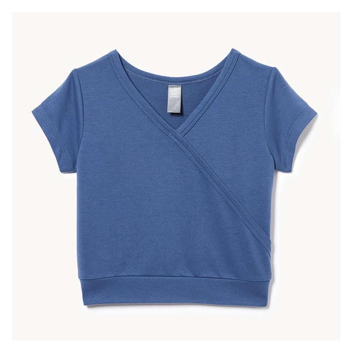 Kid Girls' Active Wrap T-Shirt