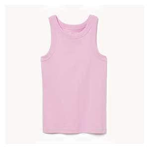 Kid Girls' Rib Tank - Light Mauve
