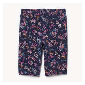 Kid Girls' Printed Bermuda Short - Dark Navy
