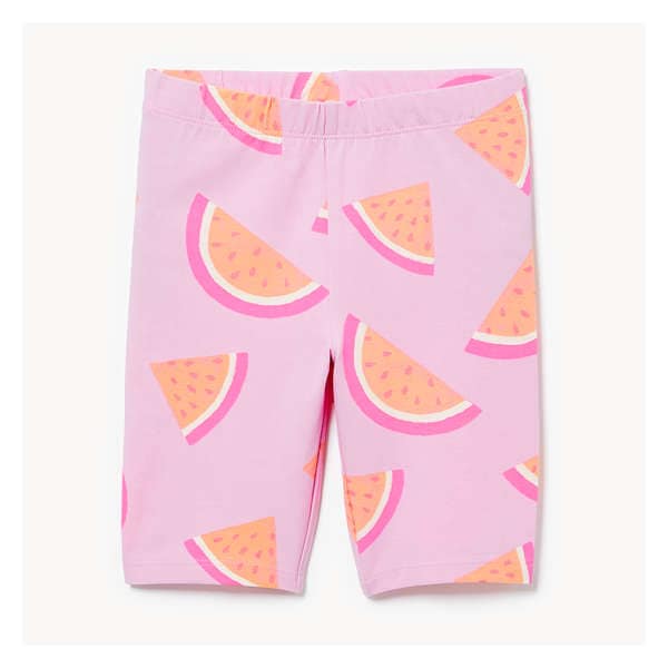 Kid Girls' Printed Bermuda Short - Light Mauve