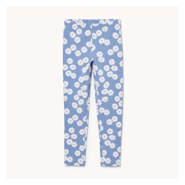 Kid Girls' Printed Legging - Dusty Blue