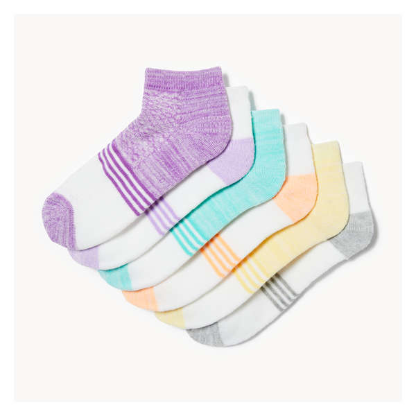Kid Girls' 6-Pack Low-Cut Socks - Multi