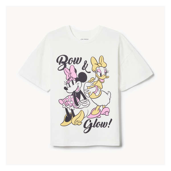 Kids' Disney Minnie Mouse & Daisy Duck T-Shirt - Cream