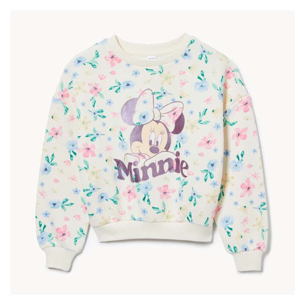 Kid Girls' Disney Minnie Mouse Sweatshirt - White
