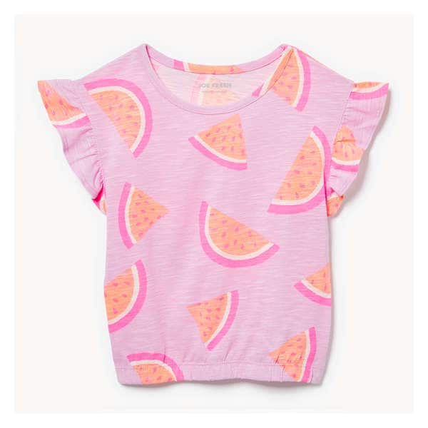 Toddler Girls' Cotton Jersey T-Shirt - Light Mauve