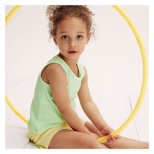 Toddler Girls' Rib Tank - Pale Green