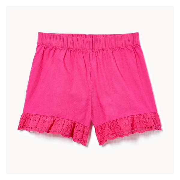 Toddler Girls' Ruffle Short - Magenta