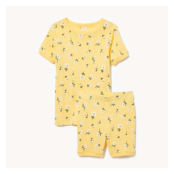 Toddler Girls' 2-Piece Pajama Set - Light Yellow