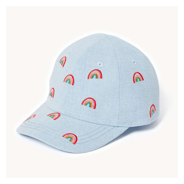 Toddler Girls' Denim Cap - Light Blue