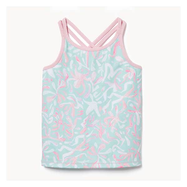 Cami sport à bretelles pour petites filles - Bleu-Vert